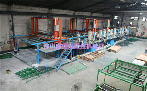 不銹鋼板電鍍銅龍門線安裝調試完畢!